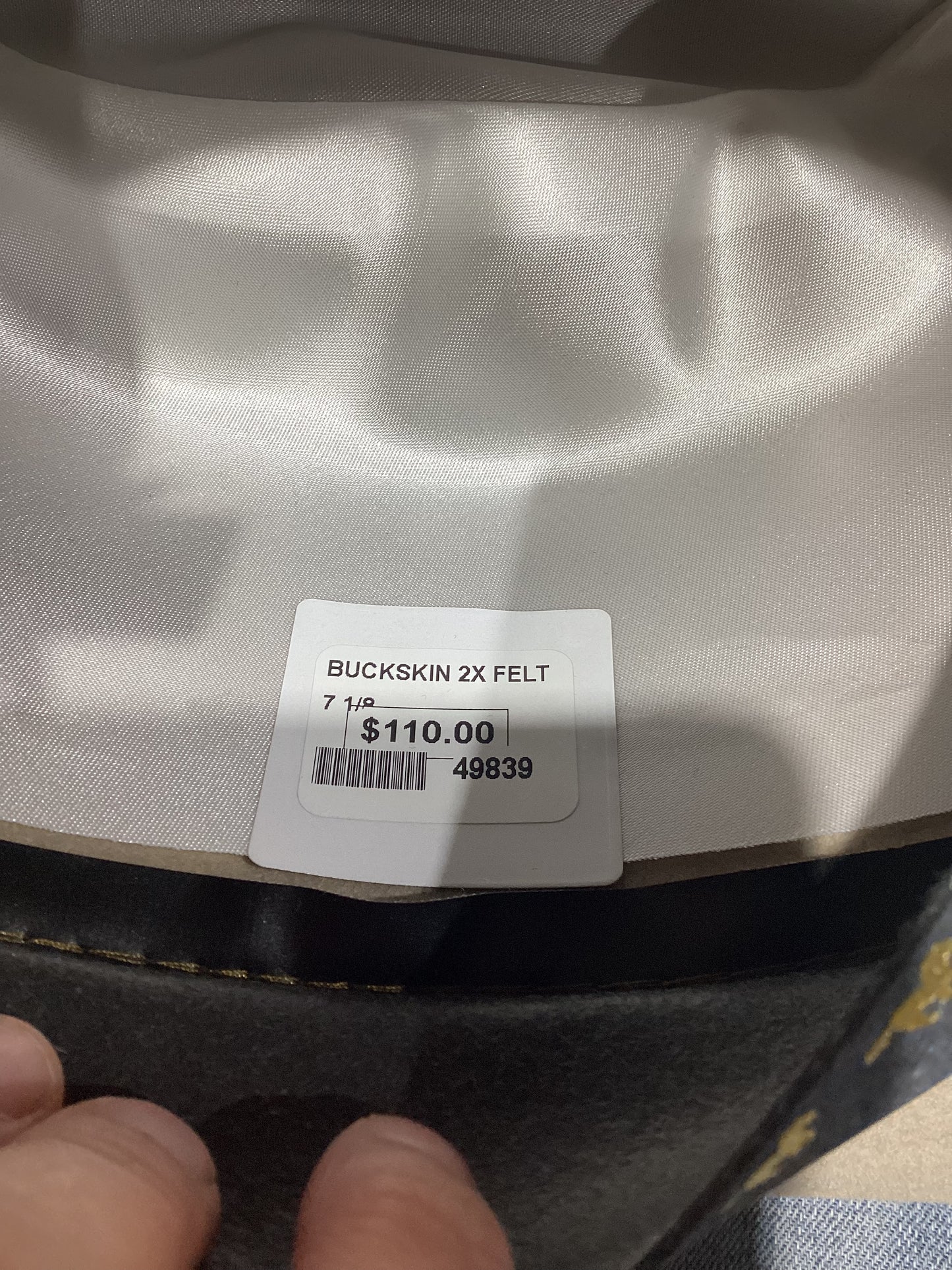 ATWOOD BUCKSKIN 2X FELT CATTLEMAN HAT