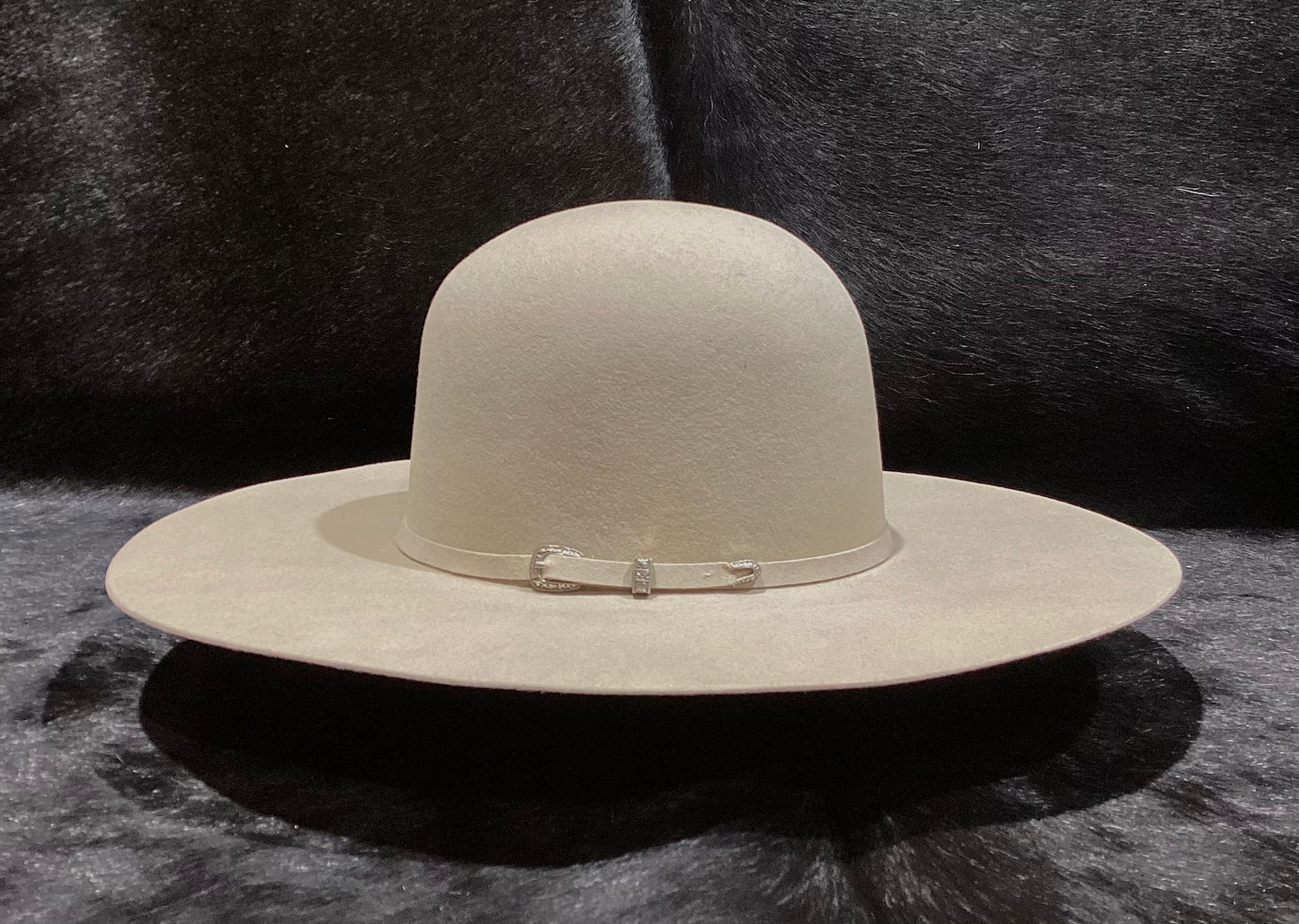 ATWOOD BUCKSKIN 4X FELT OPEN CROWN HAT