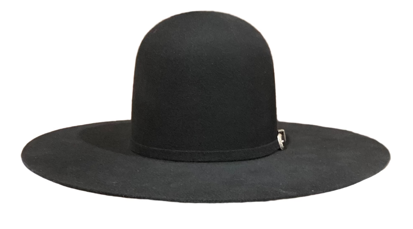 ATWOOD BLACK 4X FELT OPEN CROWN HAT