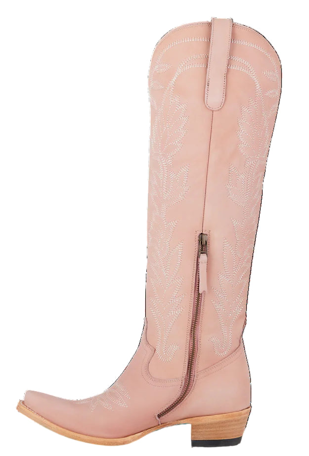 LANE "SANDAGA" KNEE HIGH BOOTS in BLUSH