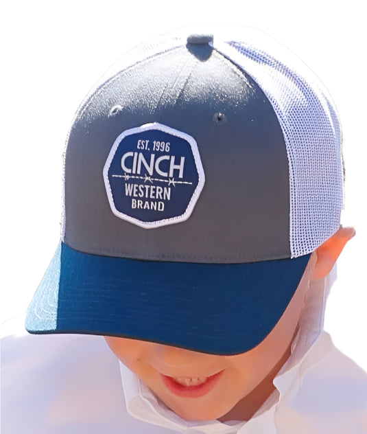 CINCH BOY'S TRUCKER CAP - GREY