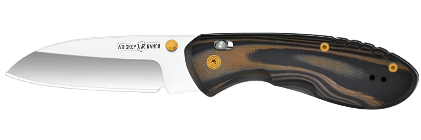 WHISKEY BENT CHAPS 3.45" BLADE CATCH PIN LOCK KNIFE