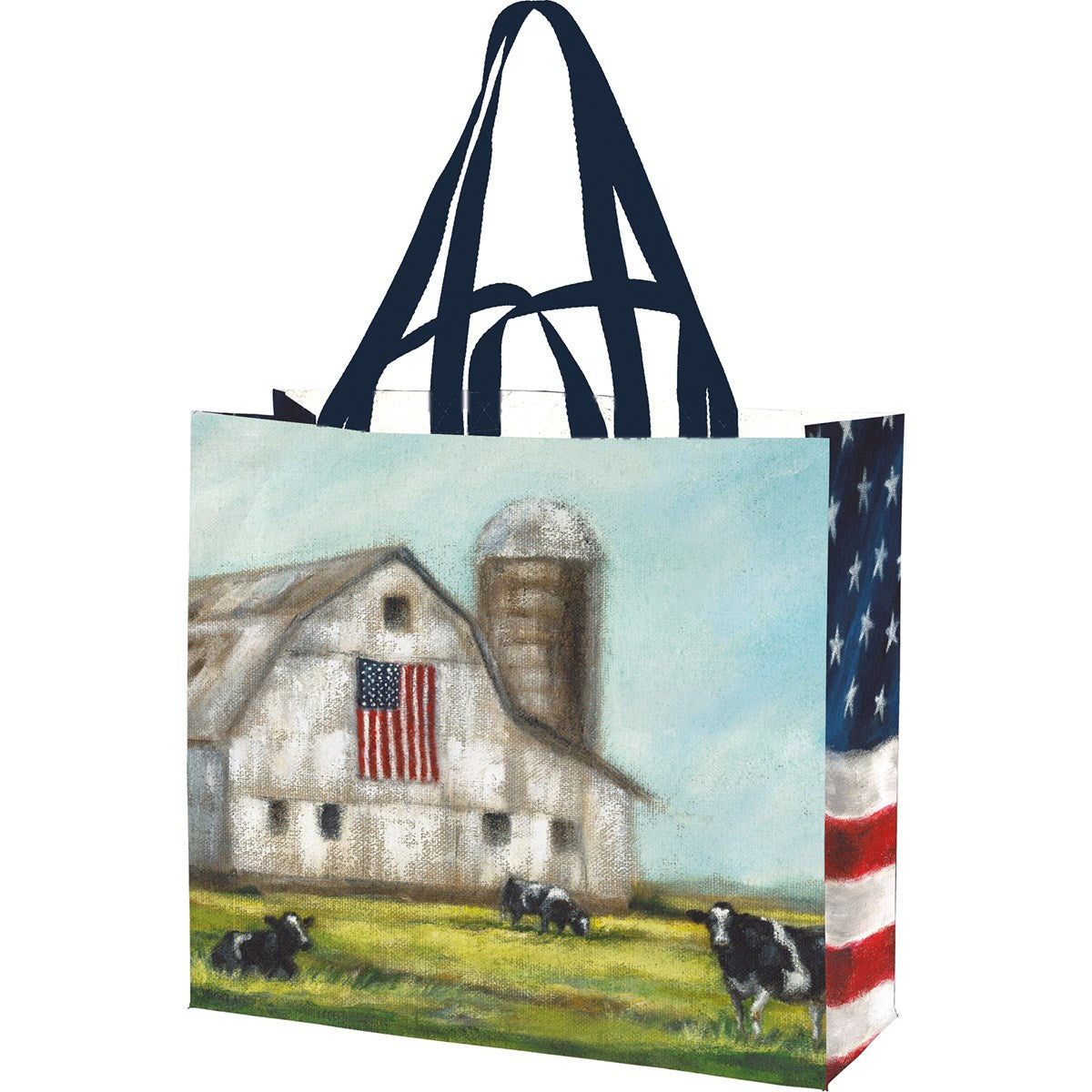 "FARM AND FLAG" MARKET TOTE