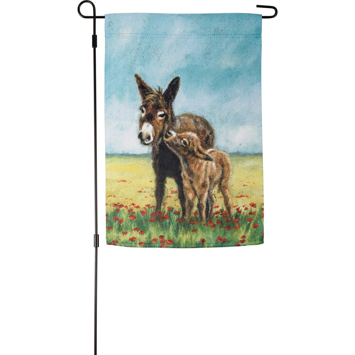 "DONKEYS" GARDEN FLAG