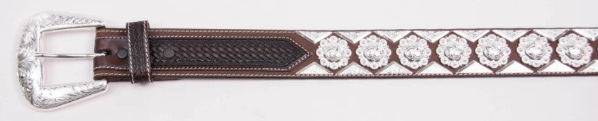 MEN'S SILVERSMITH CONCHO BELT