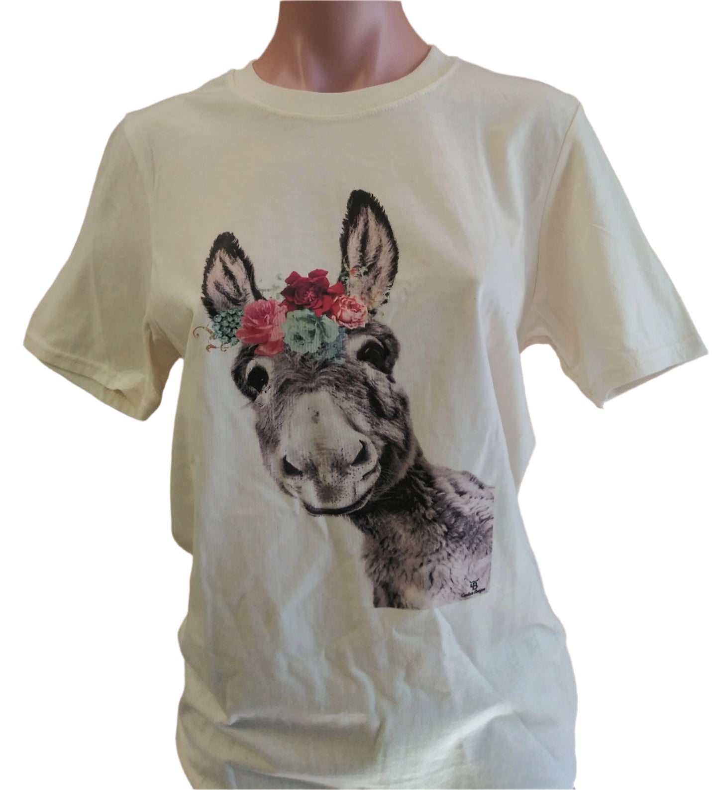 DONKEY TEE in BUTTERCREAM