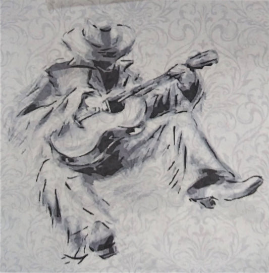 RANCH LIFE "COWBOY BLUES" SILK WILD RAG