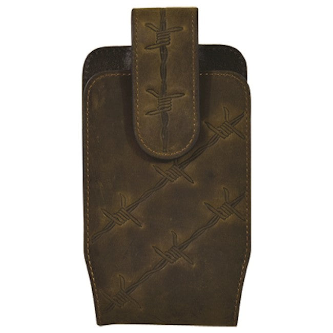JUSTIN CELL PHONE HOLSTER with BARBED WIRE DESIGN