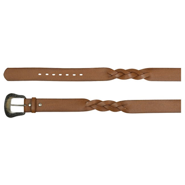 CATCHFLY LADIES BRAIDED LEATHER BELT