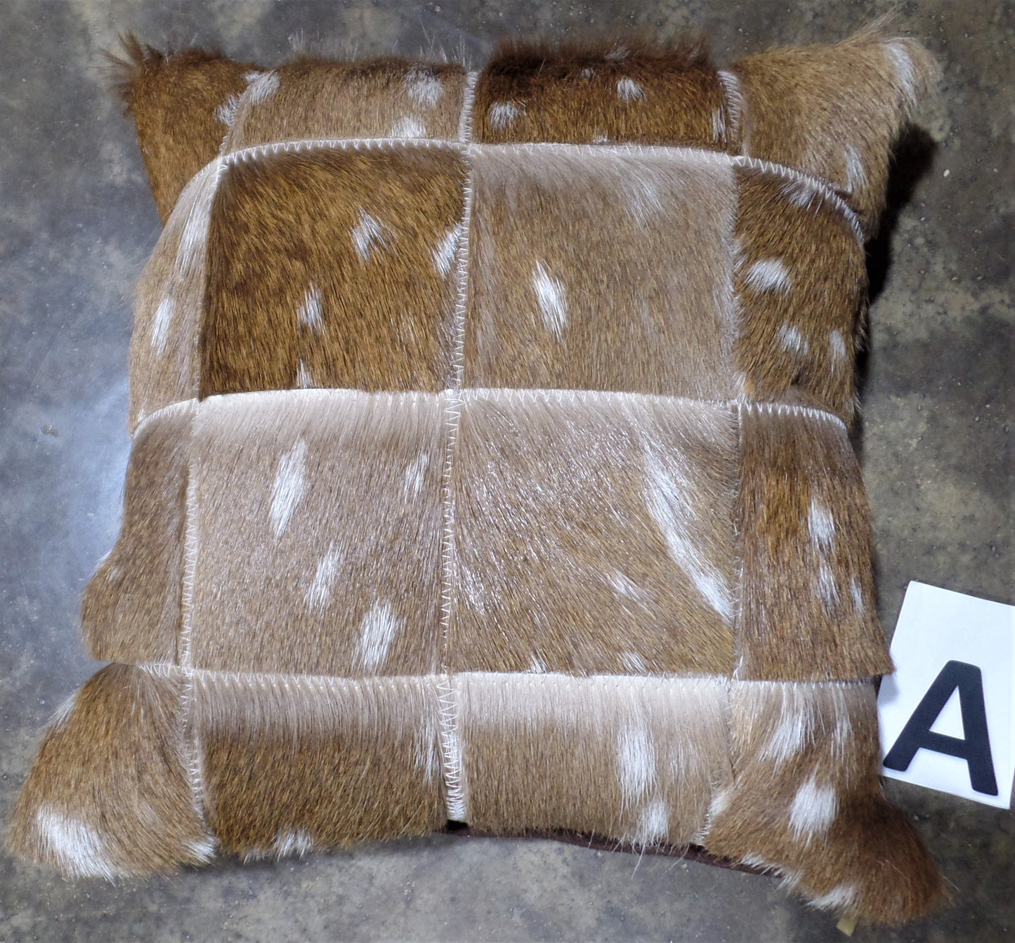 16" AXIS PATCHWORK PILLOW