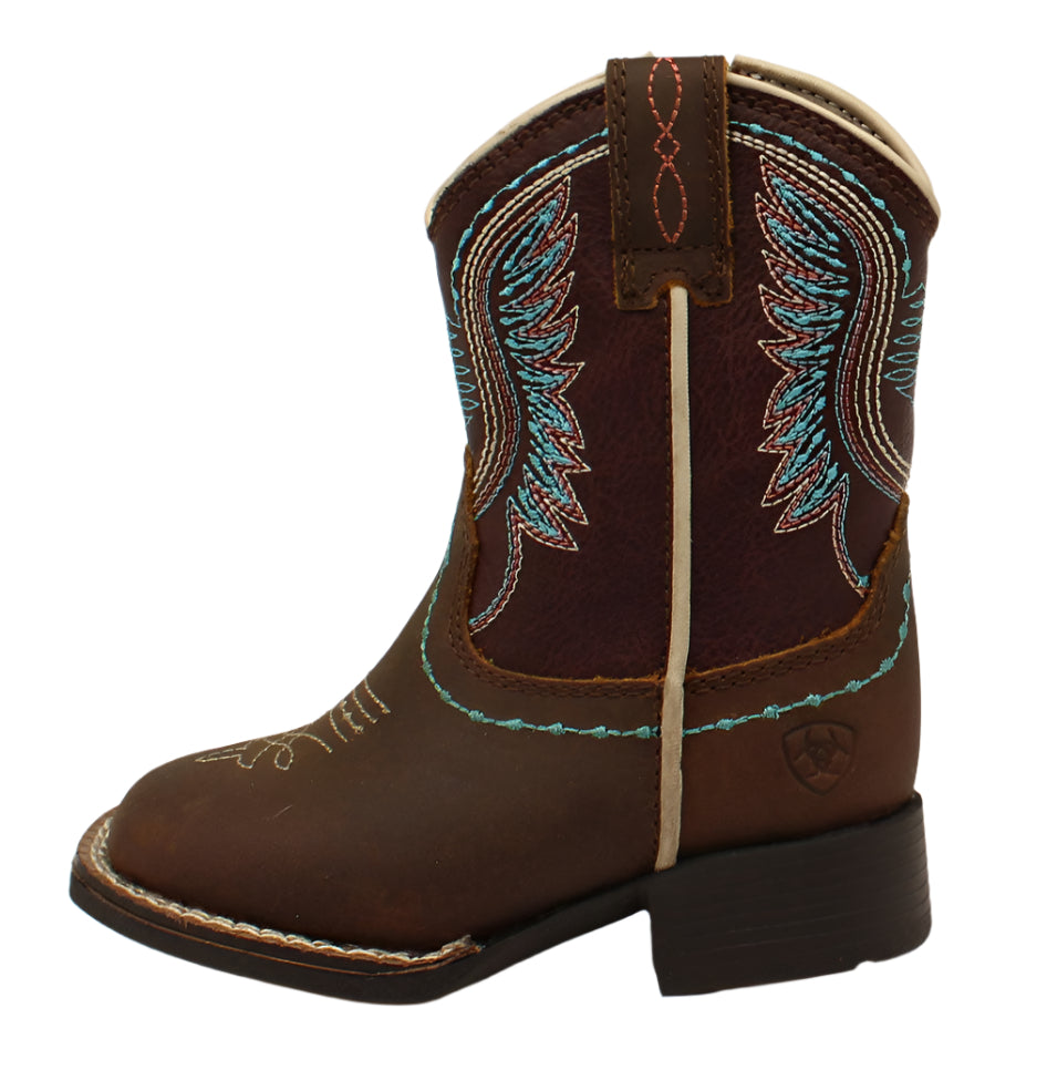 ARIAT LIL’ STOMPERS "BRIAR"TODDLER BOOTS BROWN