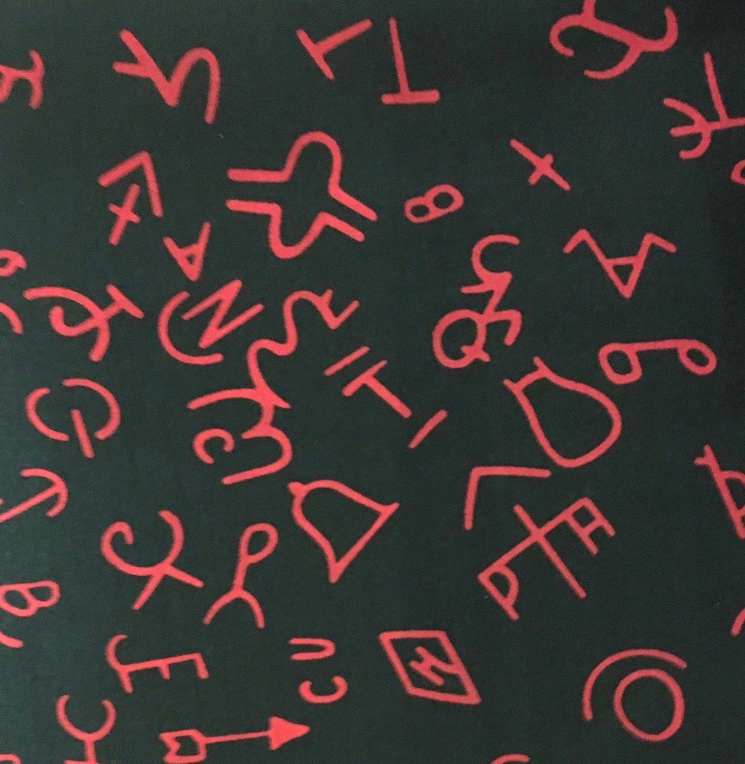 Mini Brand Scarf in Black