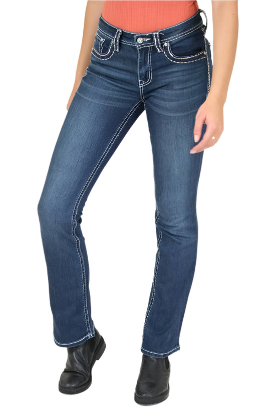 Grace In LA Easyfit Bootcut Jeans