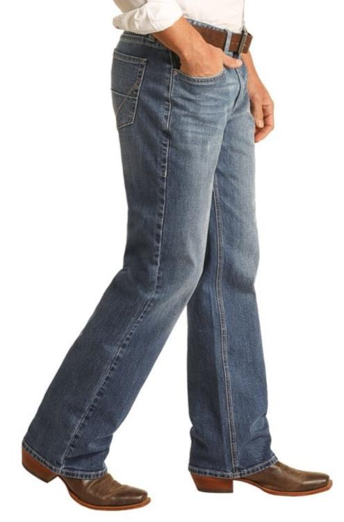 ROCK & ROLL Vintage 46 Relaxed Fit ReFlex Double Barrel Straight Leg Jeans