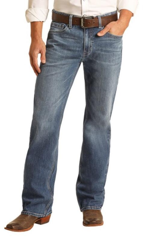 ROCK & ROLL Vintage 46 Relaxed Fit ReFlex Double Barrel Straight Leg Jeans