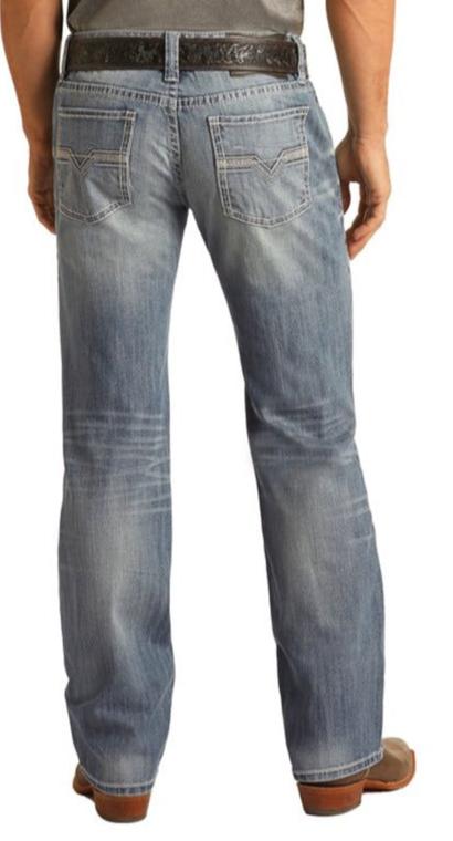 ROCK & ROLL MEN'S PISTOL MEDIUM VINTAGE REGULAR FIT STRAIGHT LEG