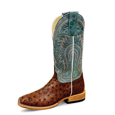MACIE BEAN KANGO TOBAC FULL QUILL OSTRICH LADIES BOOTS