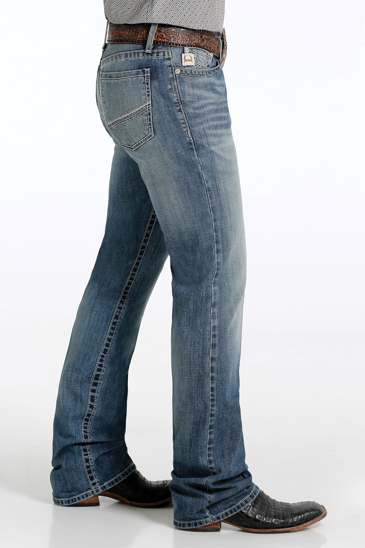 CINCH MEN'S SLIM FIT IAN - MEDIUM STONEWASH