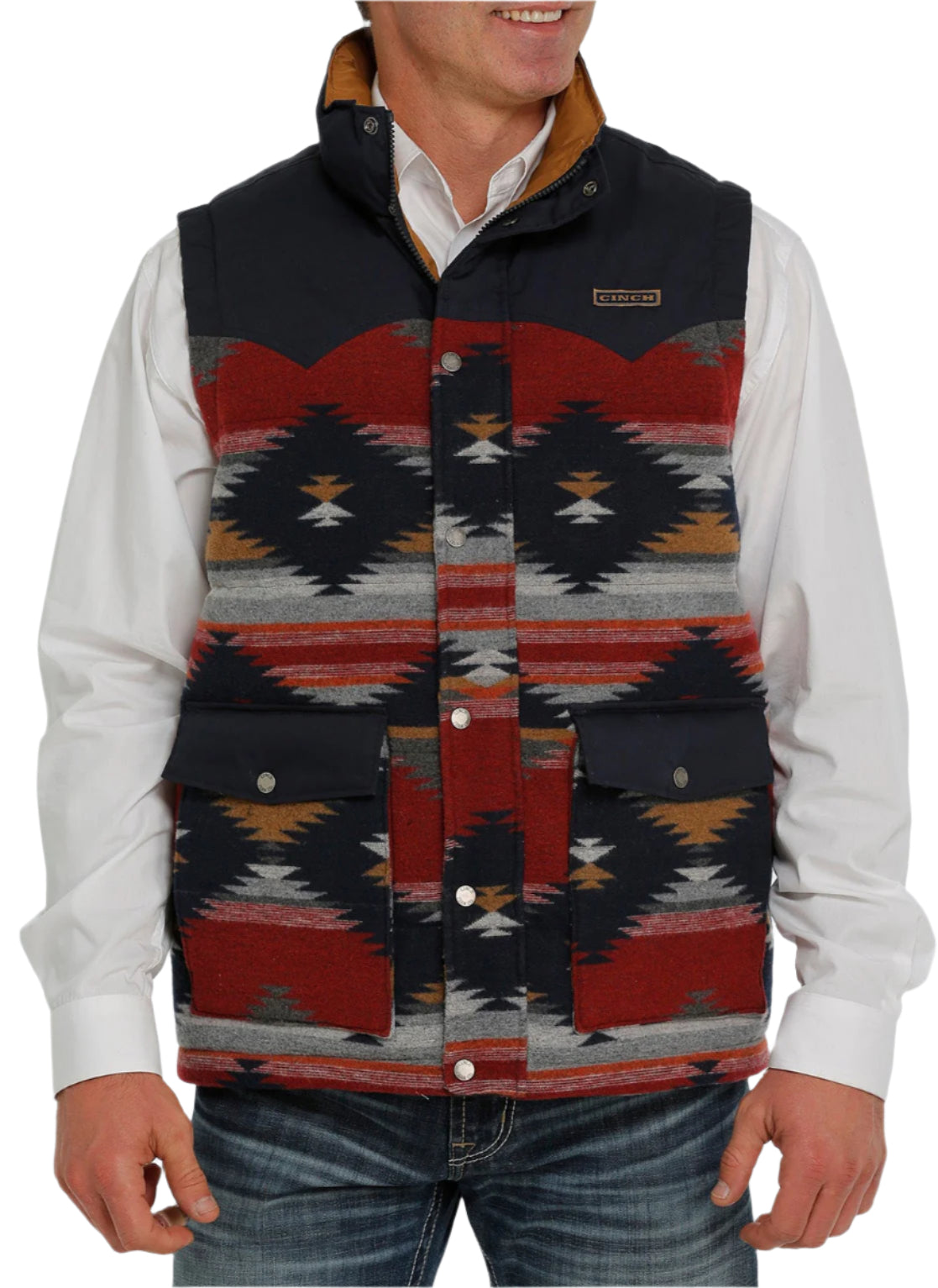 CINCH MEN'S QUILTED VEST -- BLUE