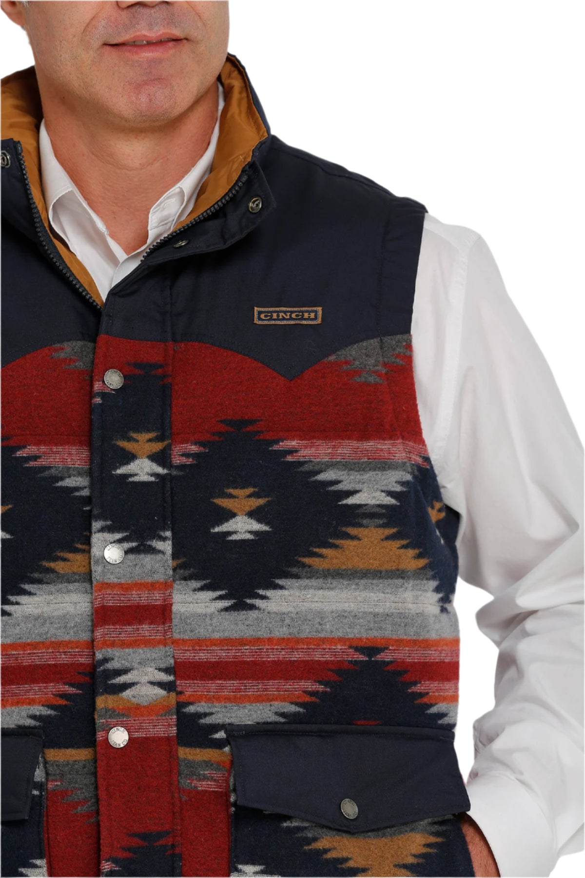 CINCH MEN'S QUILTED VEST -- BLUE