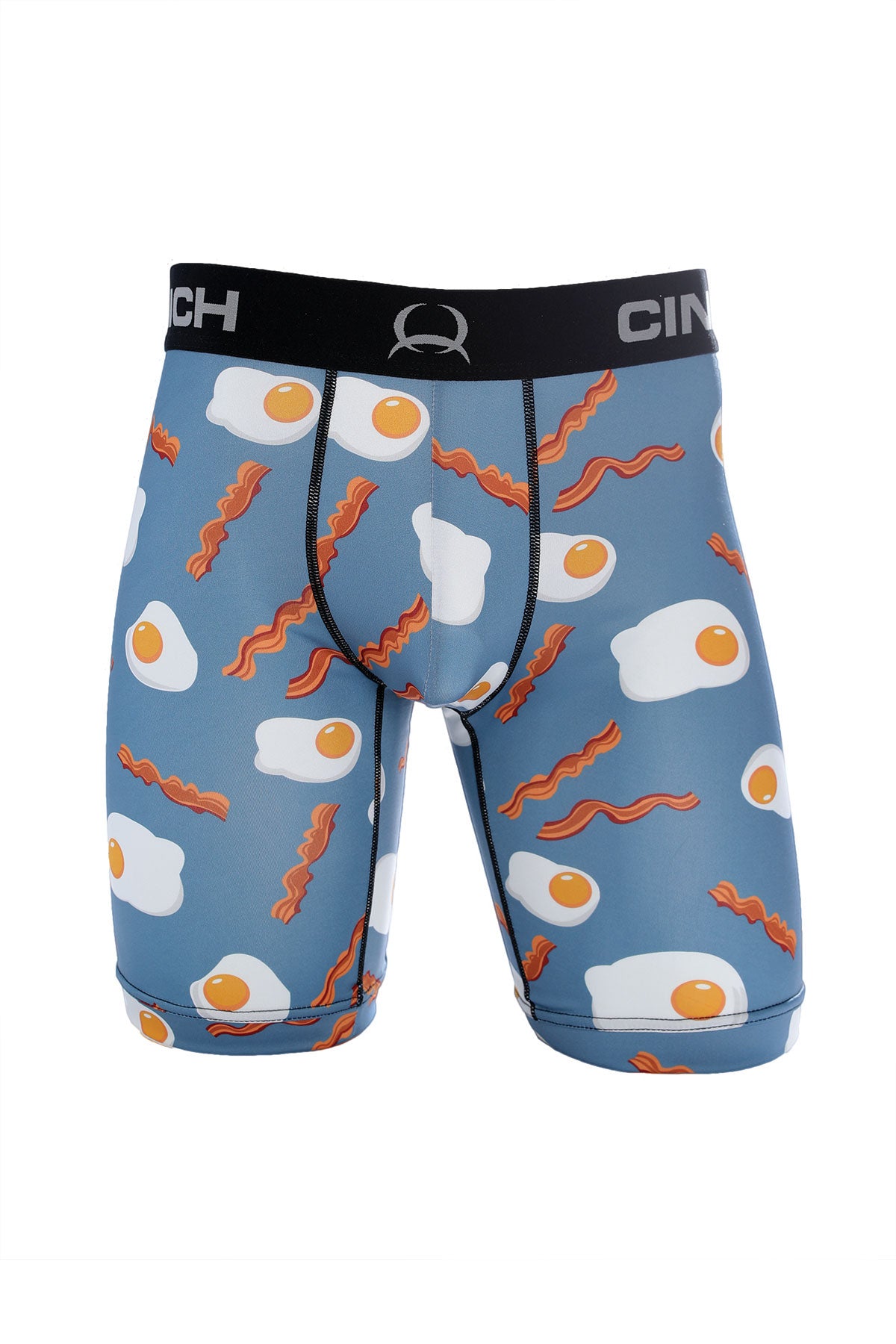 Cinch Mens Boxer Briefs 9" BACON & EGGS