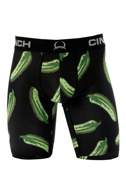 CINCH MEN'S 9" PICKLE BOXER BRIEF - BLACK