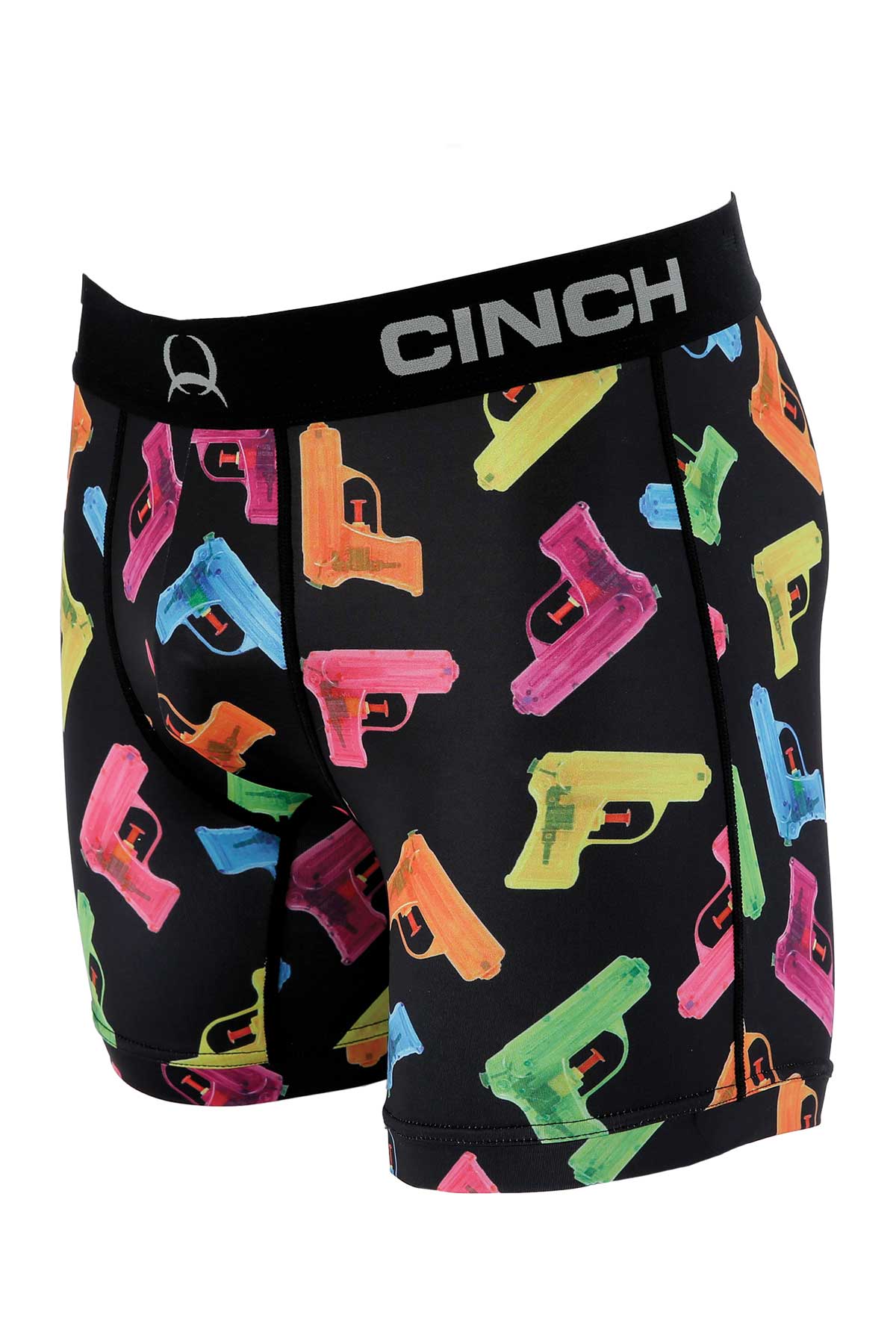 CINCH MEN'S SQUIRT GUN PRINT 6" BOXER BRIEF