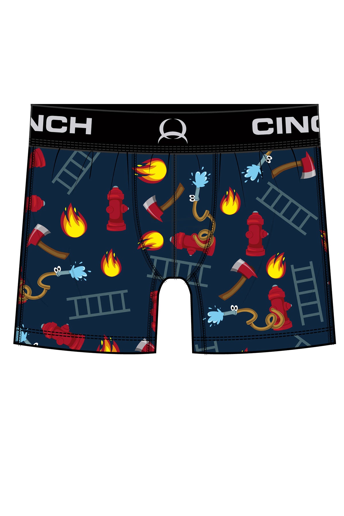 CINCH MEN'S FIREHOSE 5" BOXERS