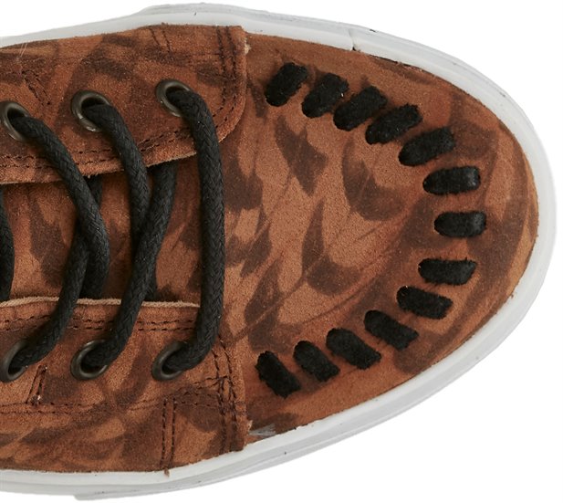 REBA BY JUSTIN SUSIE 2.0 TAN FEATHER SHOES