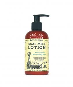 FREDERICKSBURG FARMS RIVER OAKS ROSEMARY MINT GOAT MILK LOTION