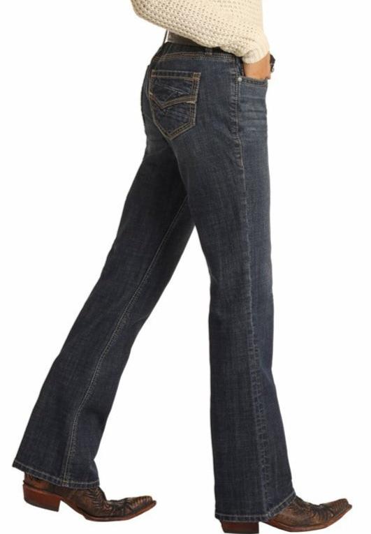 Rock & Roll Ladies Mid-Rise Bootcut