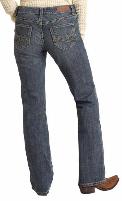 Rock & Roll Ladies Boyfriends Jeans LIGHT WASH
