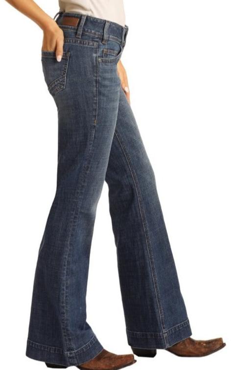 Rock & Roll MIdRise Trouser Jeans