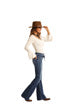 Rock & Roll Button fly Flare Jeans