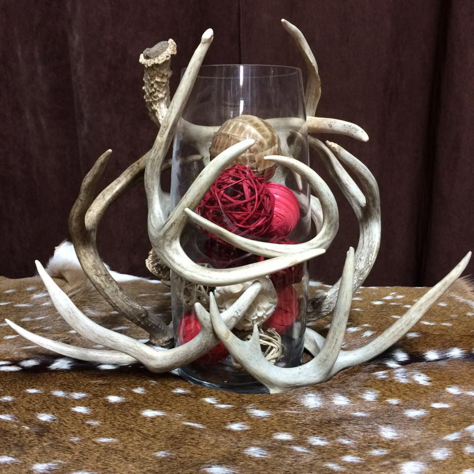 Whitetail Antler Vase