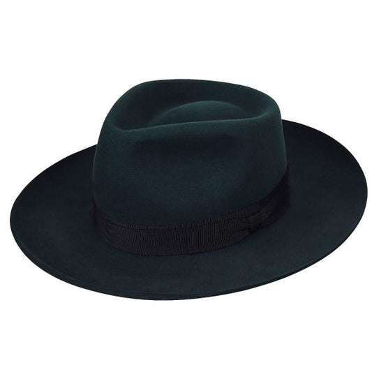 Bailey Bankside Elite Fedora in Dark Pine