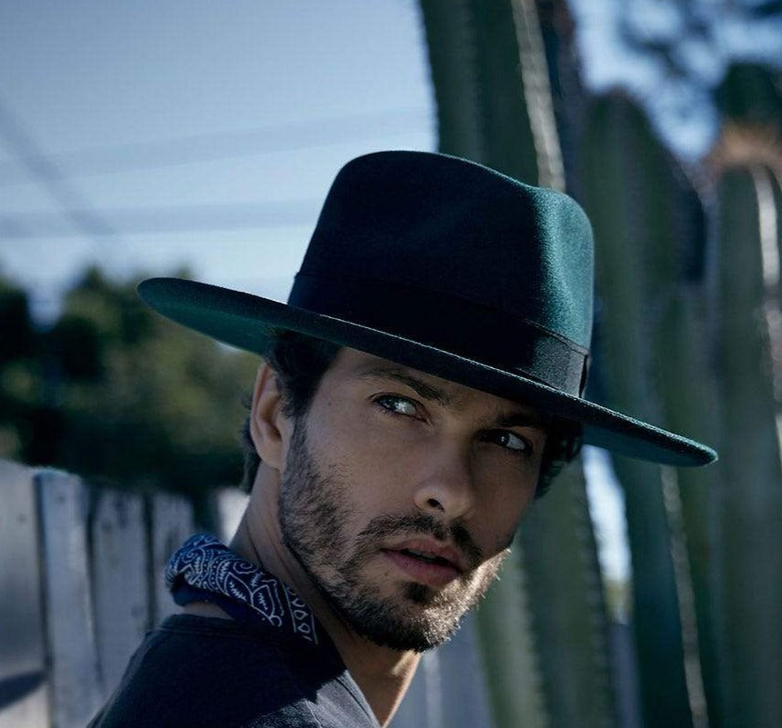 Bailey Bankside Elite Fedora in Dark Pine