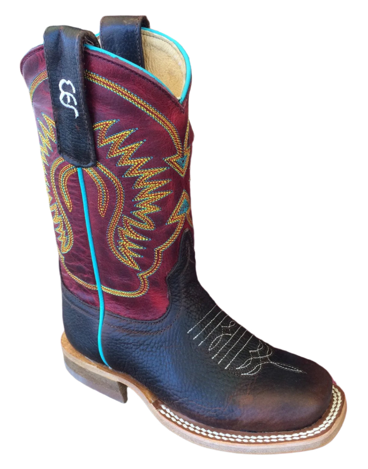 Anderson Bean Red Top Moka Pit Bull Kids Boots