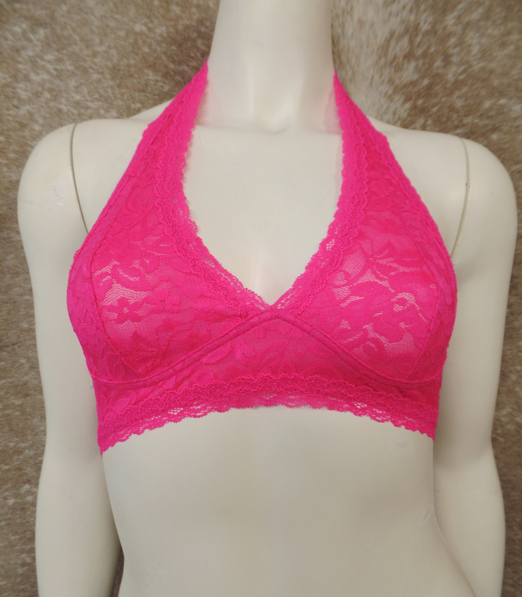Halter Top Hot Pink Bralette – Yee Haw Ranch Outfitters