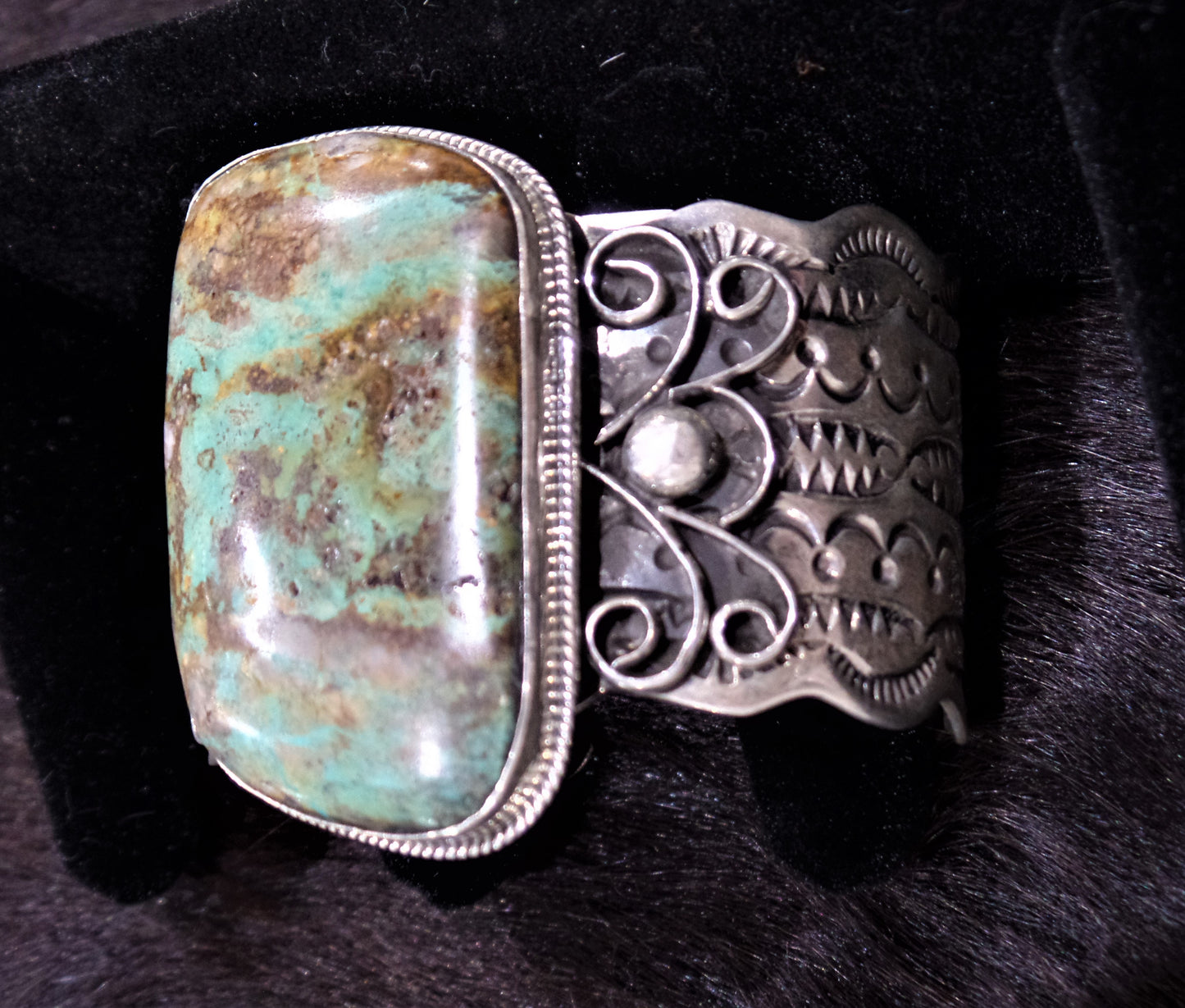 Chimney Butte Royston Turquoise Cuff Bracelet