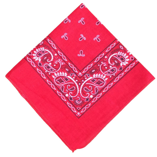Mini Red Bandana 100% cotton