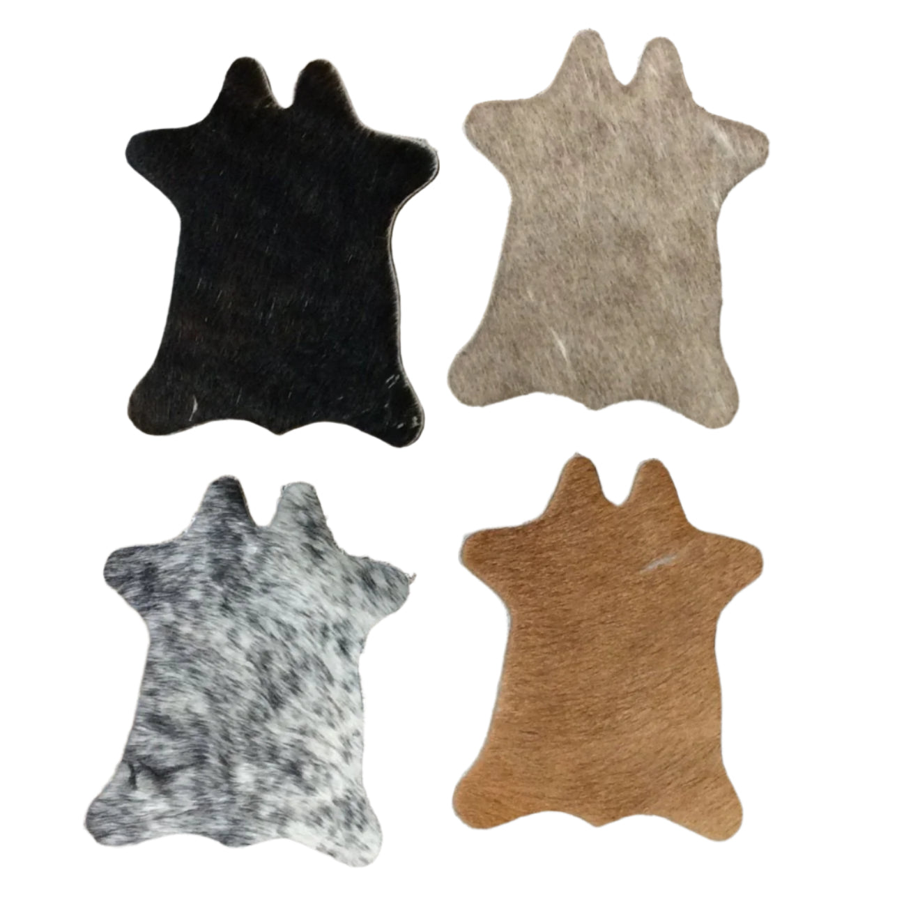 Cowhide rug Shaped Cowhide Coasters