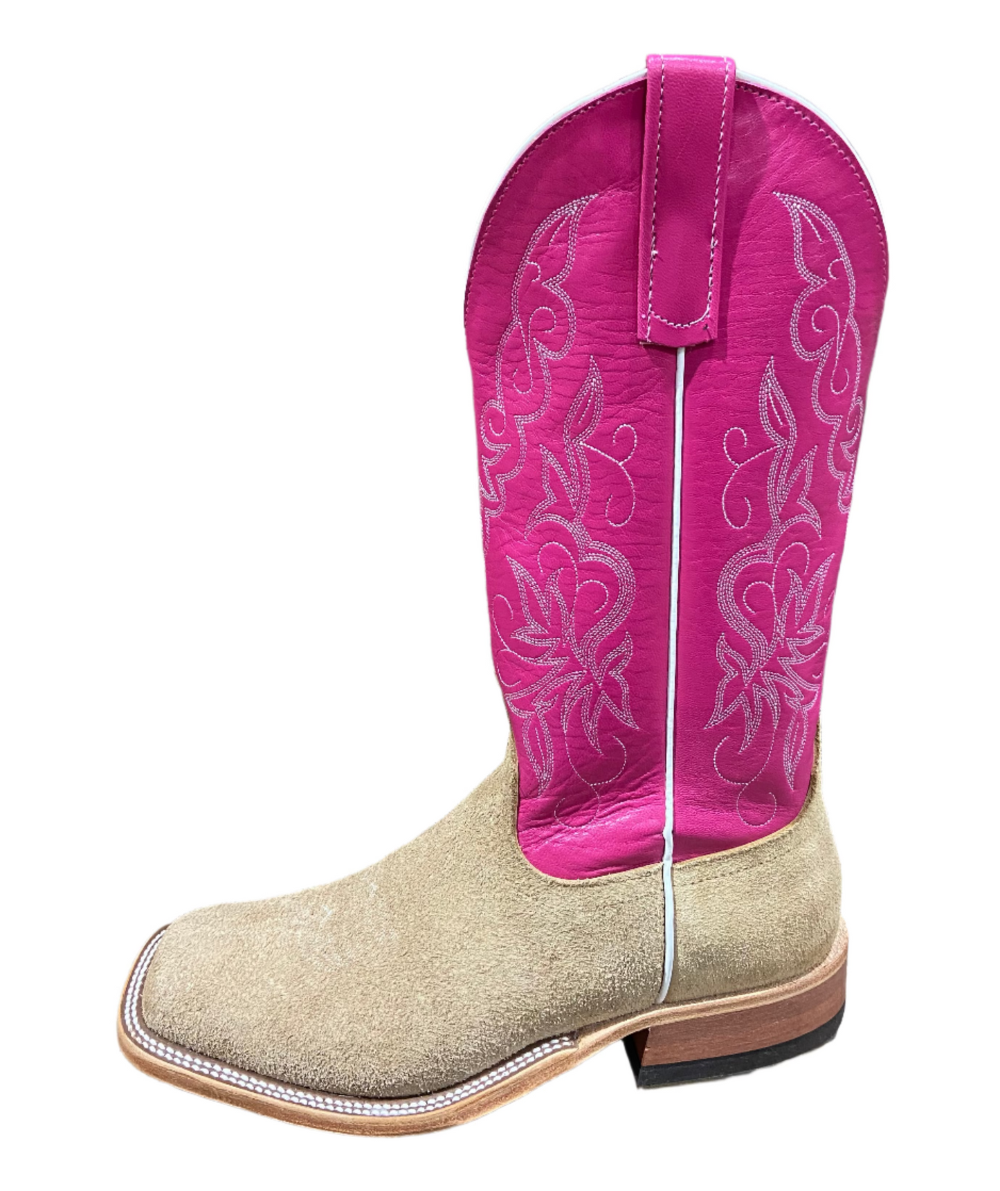 ANDERSON BEAN TAN CRAZYHORSE REVERSE BOOTS