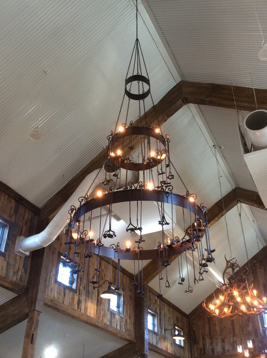 Branding Iron Chandelier