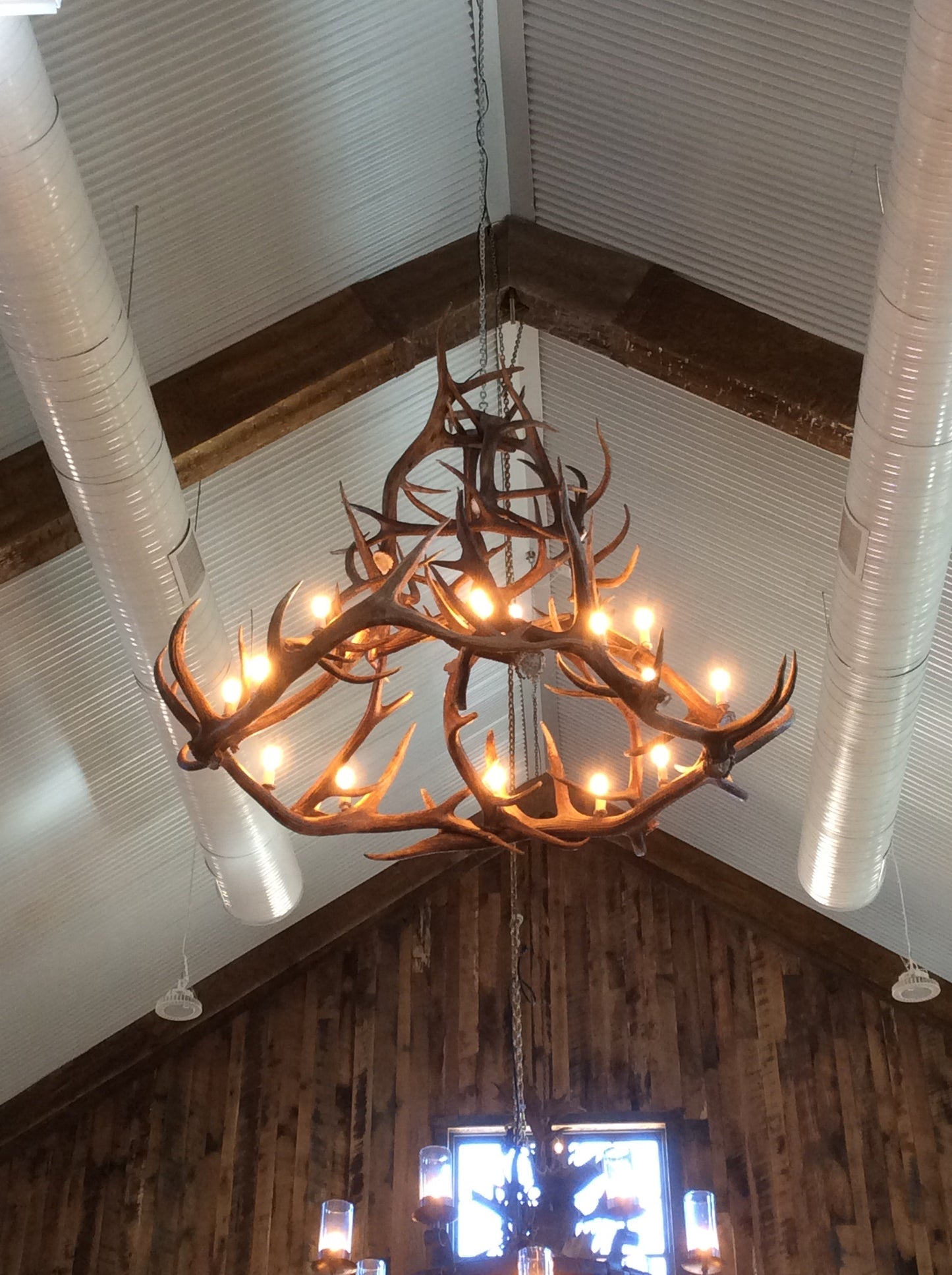 Elk Bell Shaped Chandelier