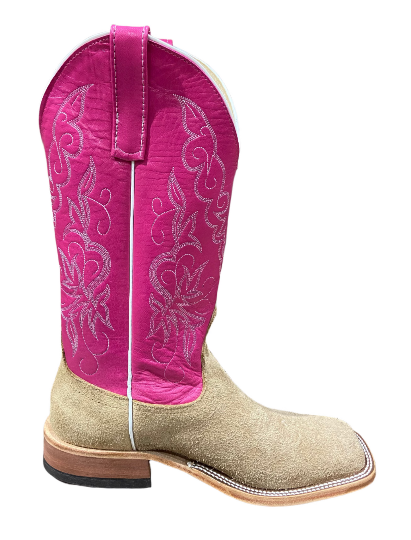 ANDERSON BEAN TAN CRAZYHORSE REVERSE BOOTS