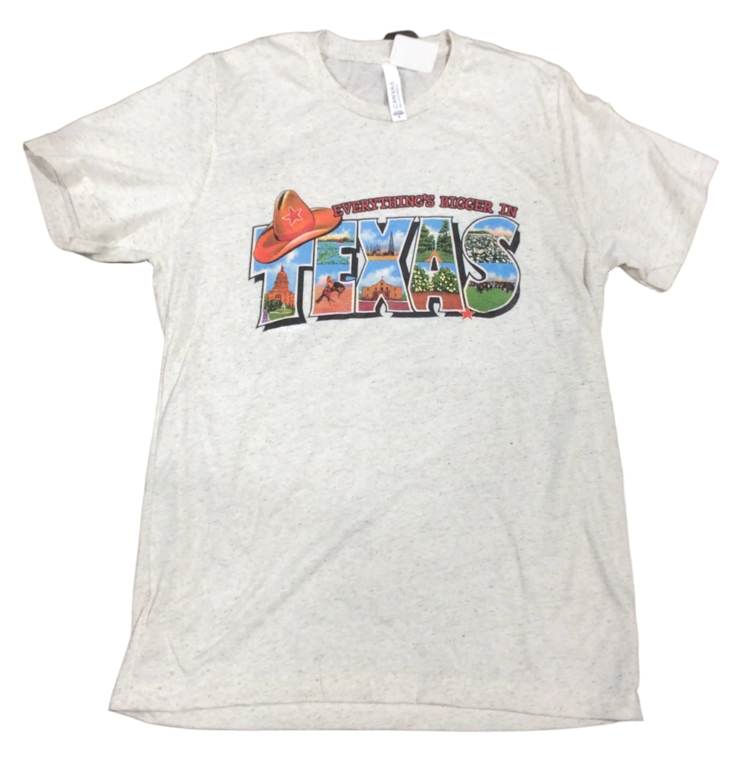 Everything's Bigger in Texas Tee Shirt - OATMEAL