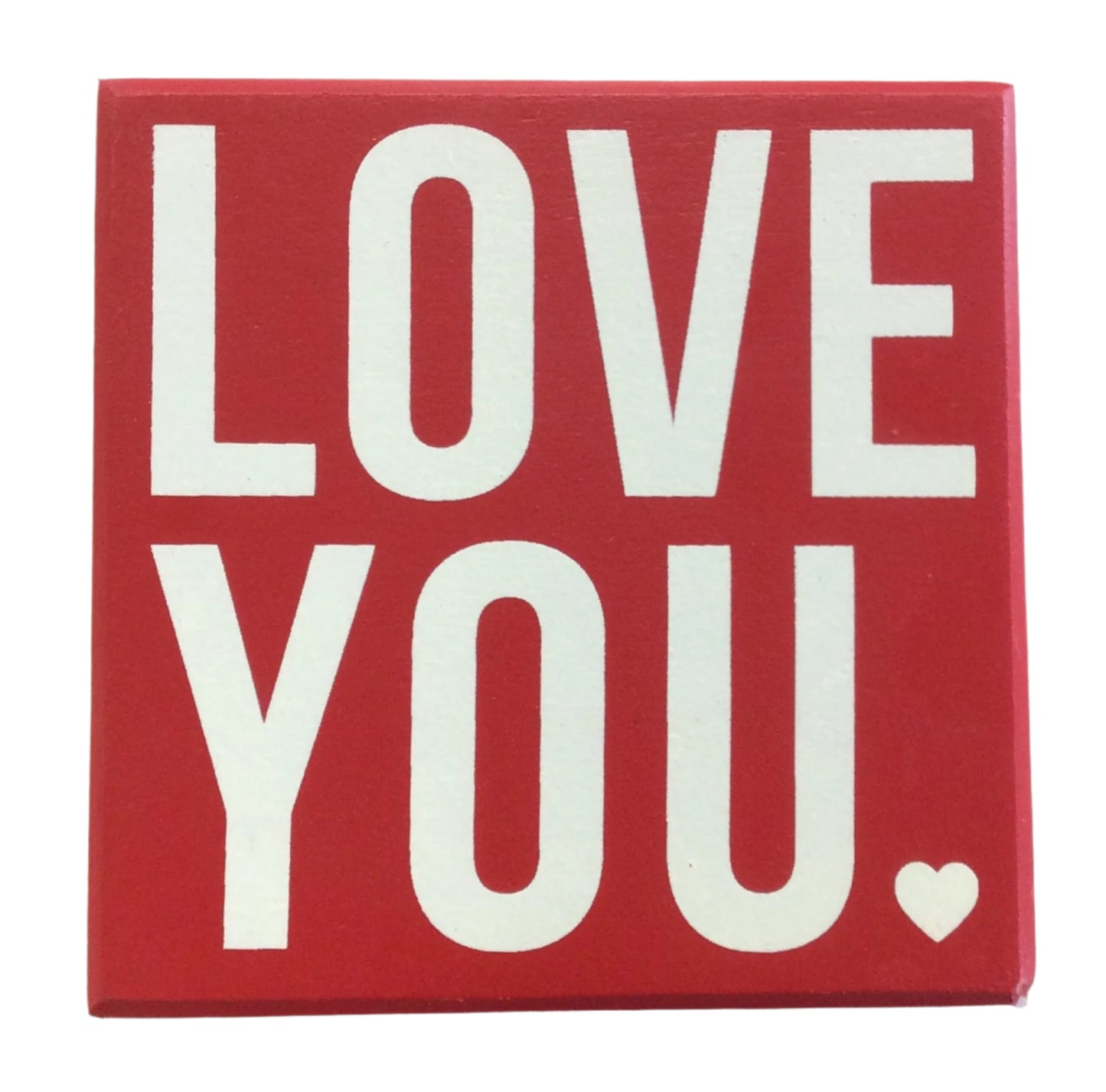 "LOVE YOU" BOX SIGN