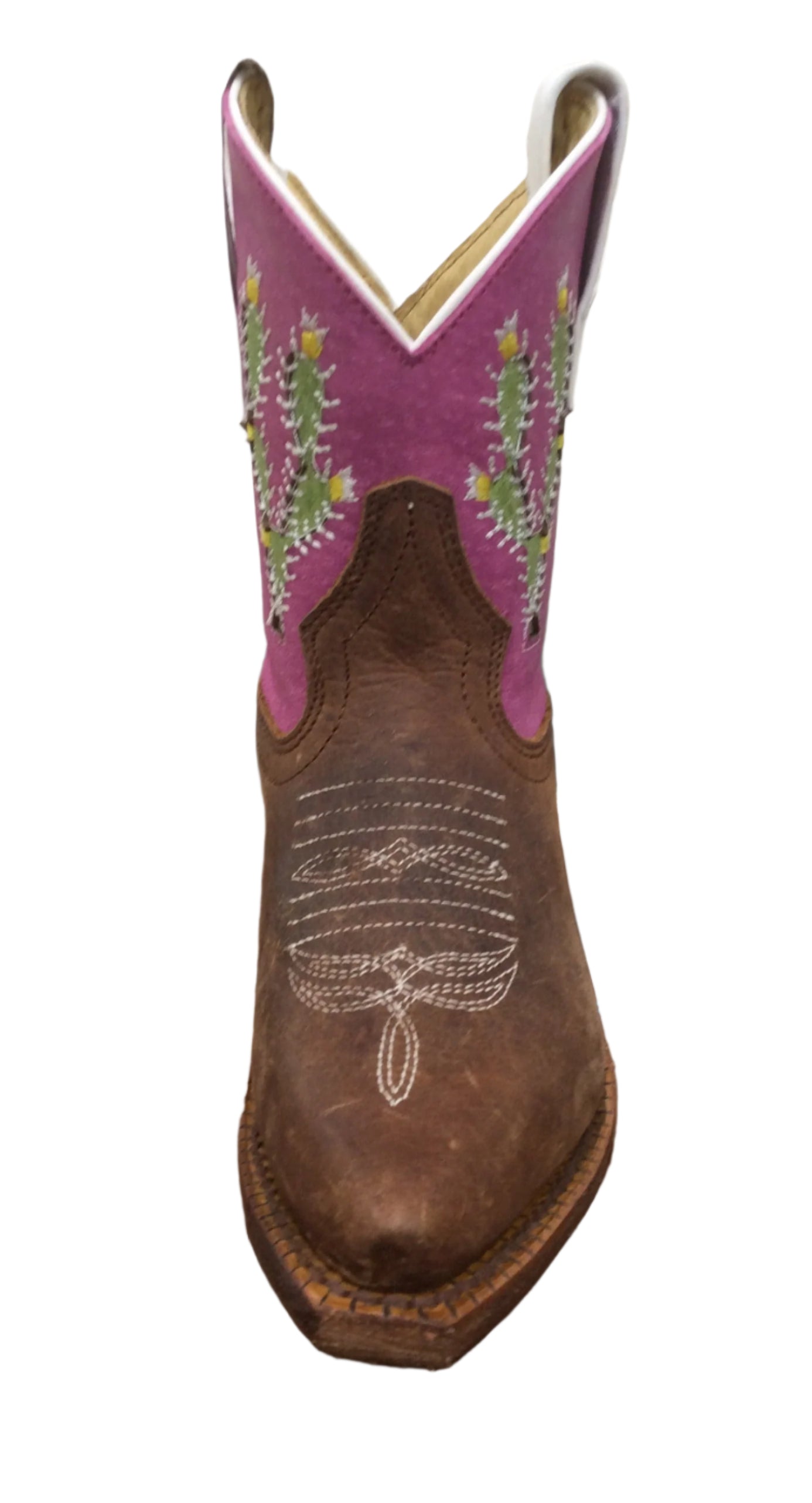 MACIE BEAN GIRL'S PRICKLED PINK BOOTS