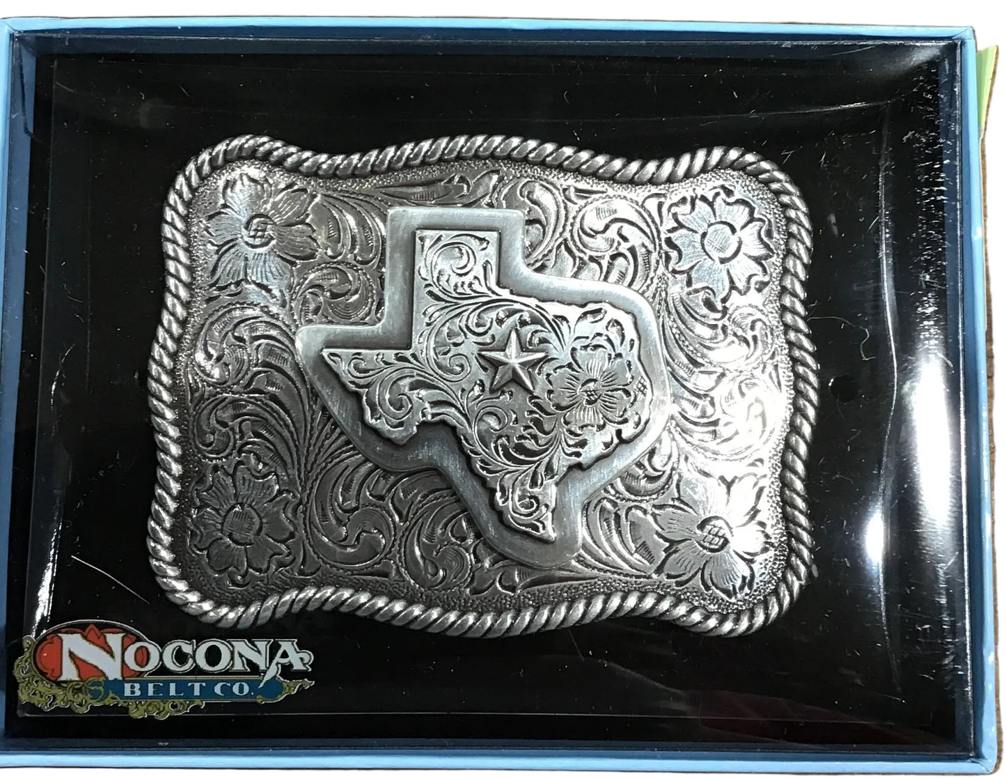 NOCONA RECTANGLE TEXAS BUCKLE